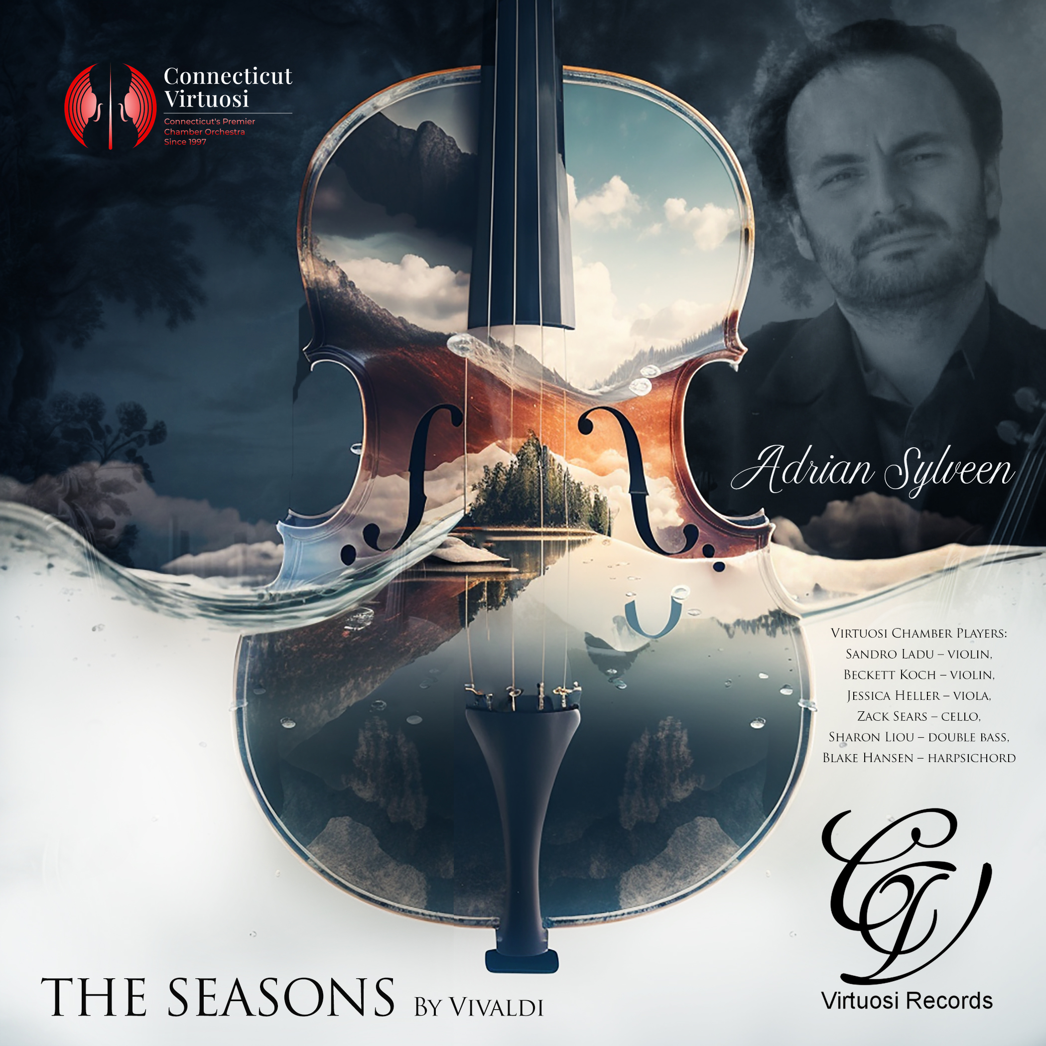 CD-Cover-Design von VARVARA11 für Connecticut Virtuosi Chamber Orchestra, Inc.  | Design: #30510428