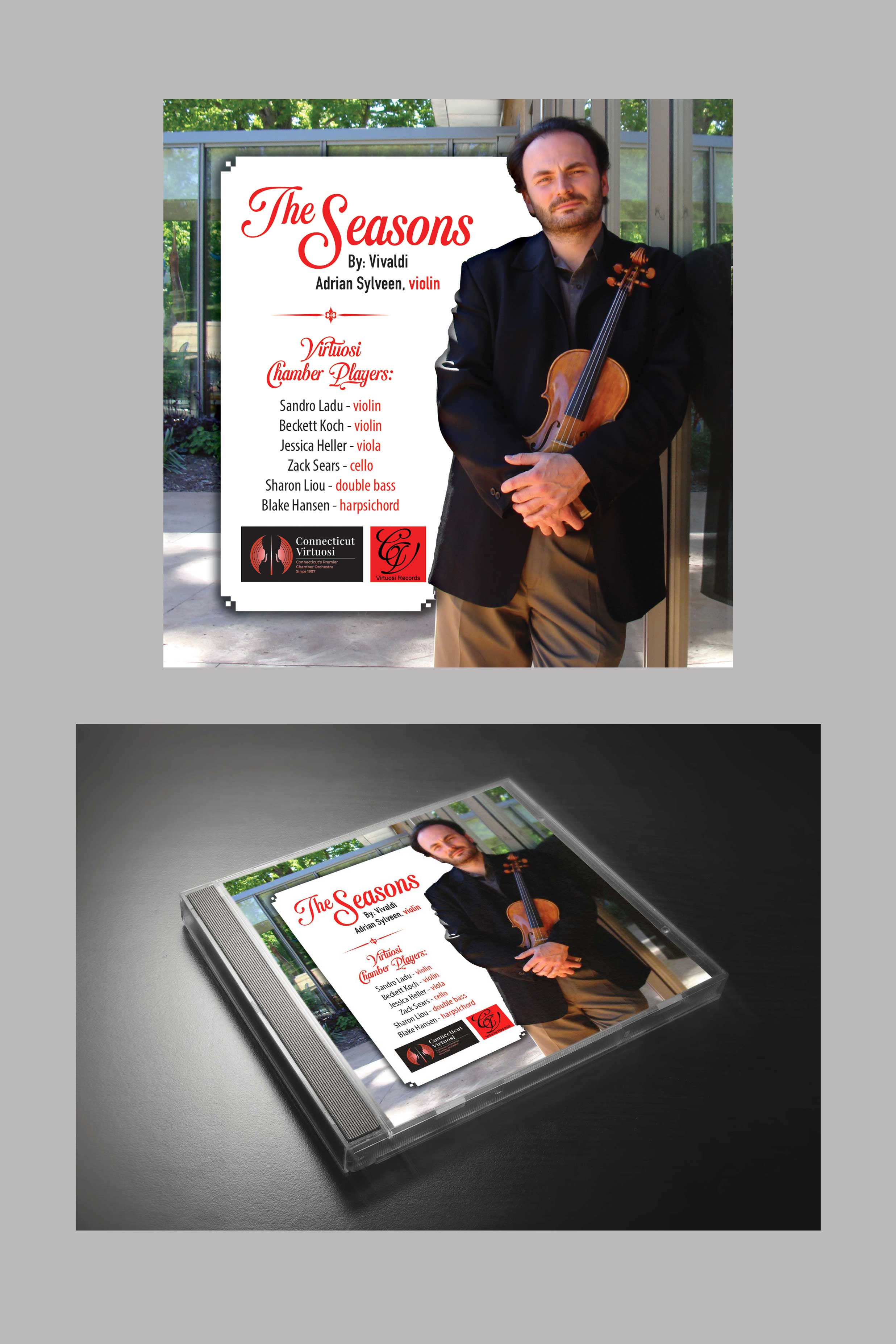 CD-Cover-Design von Creative D2024 für Connecticut Virtuosi Chamber Orchestra, Inc.  | Design #30506970