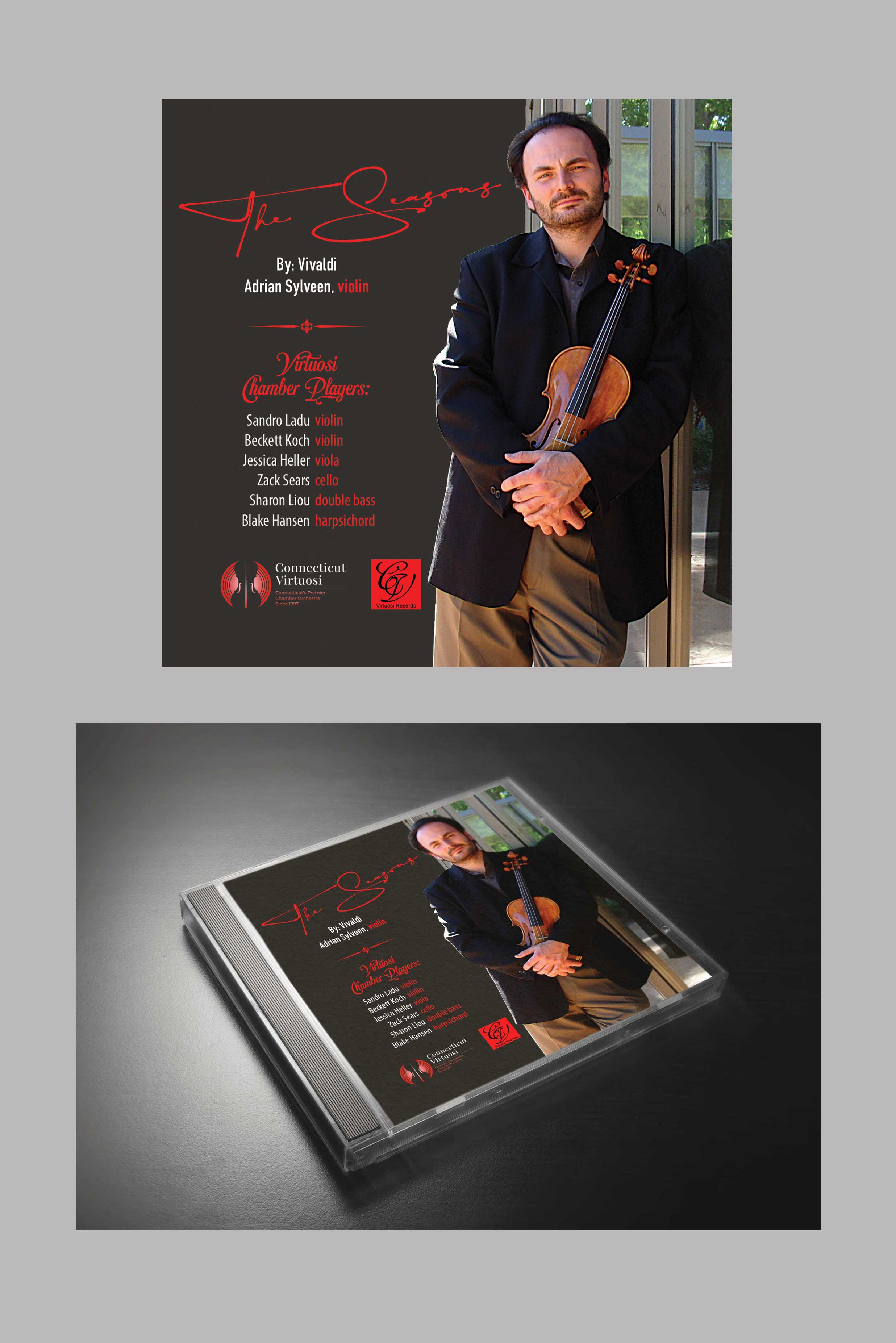 CD-Cover-Design von Creative D2024 für Connecticut Virtuosi Chamber Orchestra, Inc.  | Design #30506971