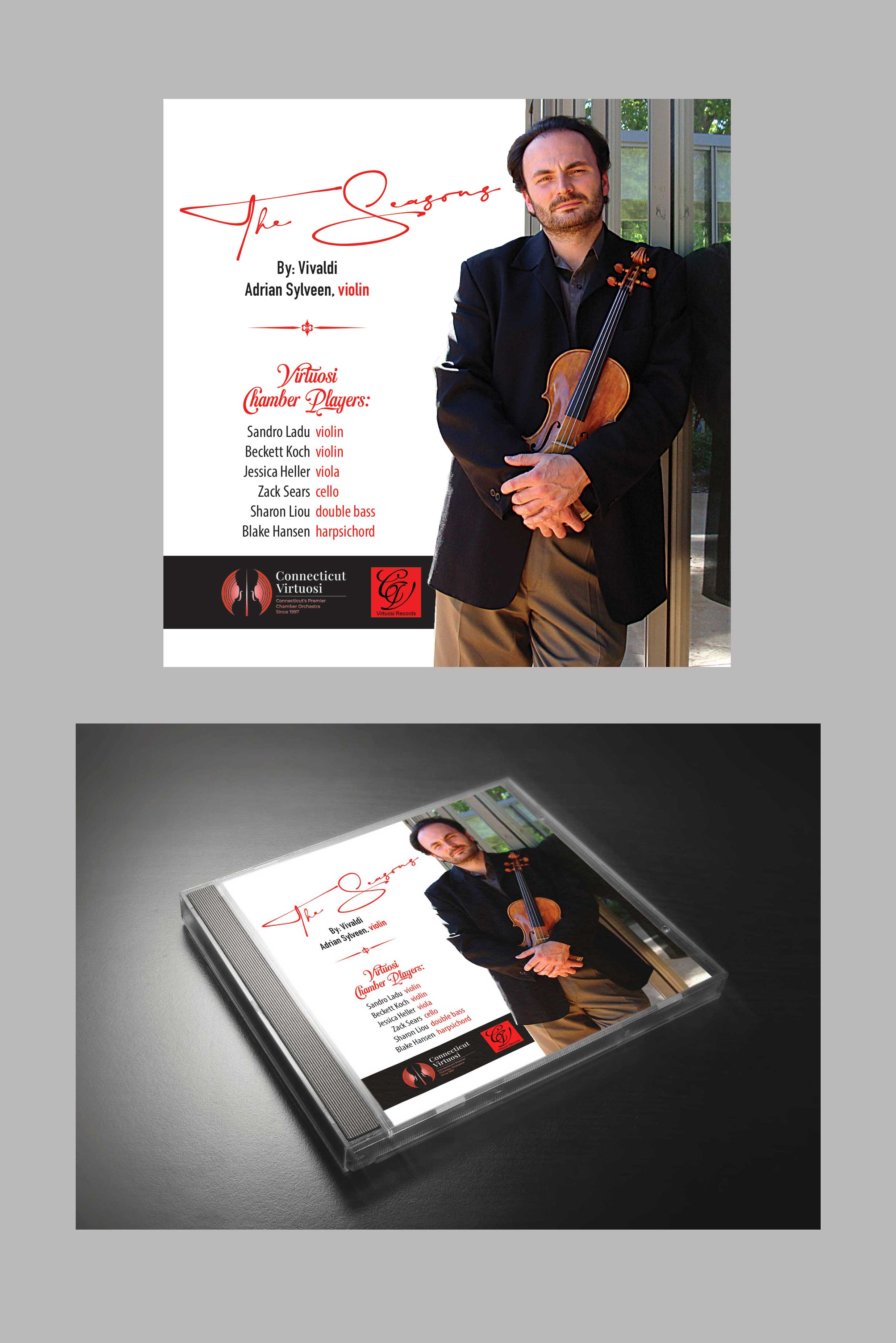 CD-Cover-Design von Creative D2024 für Connecticut Virtuosi Chamber Orchestra, Inc.  | Design #30506972