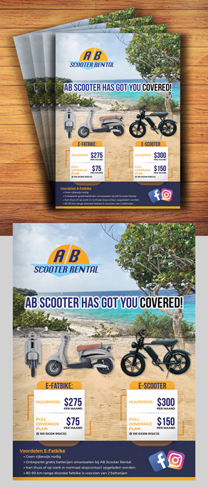 Flyer Design by creativemood438 for AB Dive | Design: #30520372
