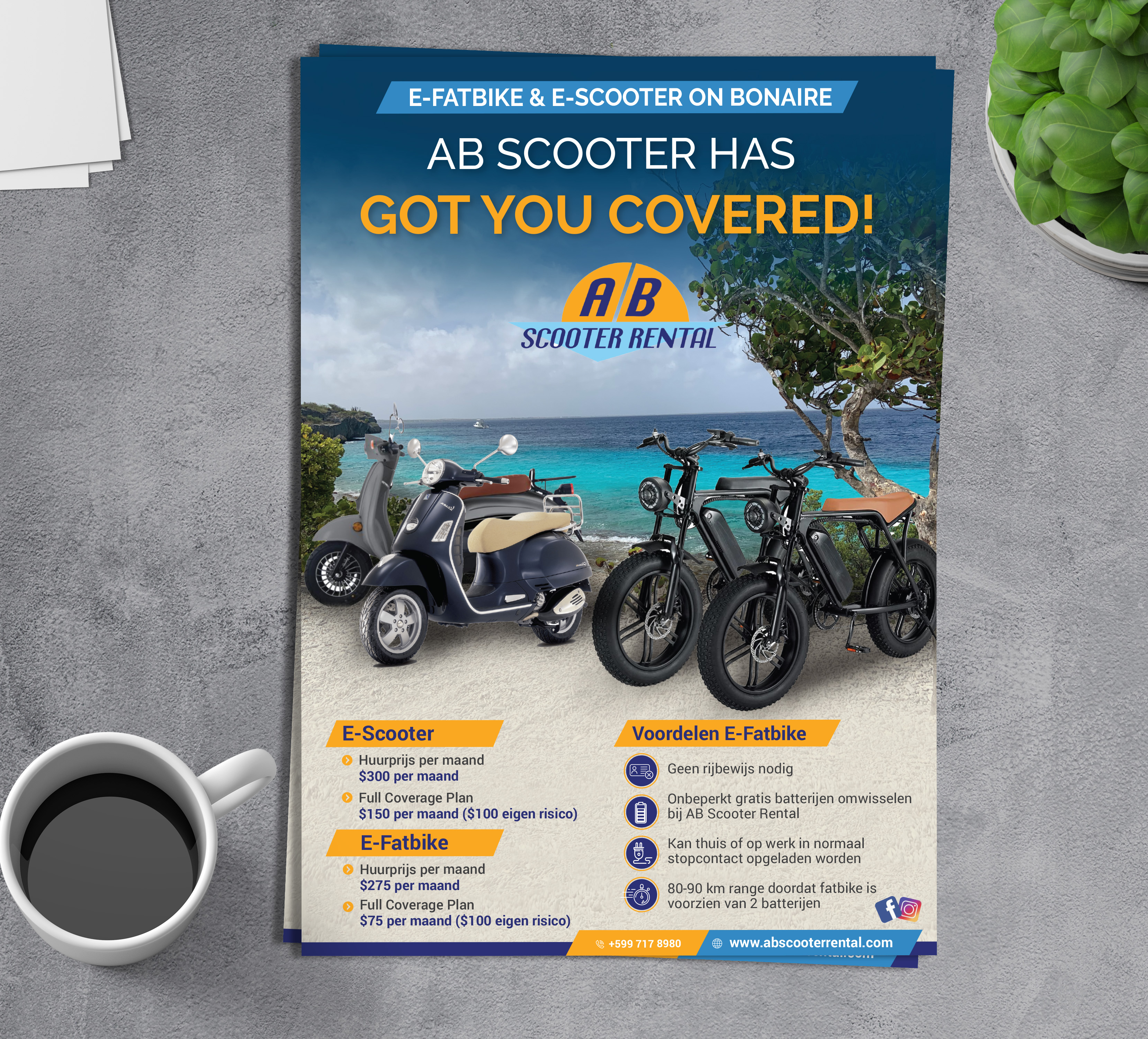 Flyer Design by alex989 for AB Dive | Design #30520147