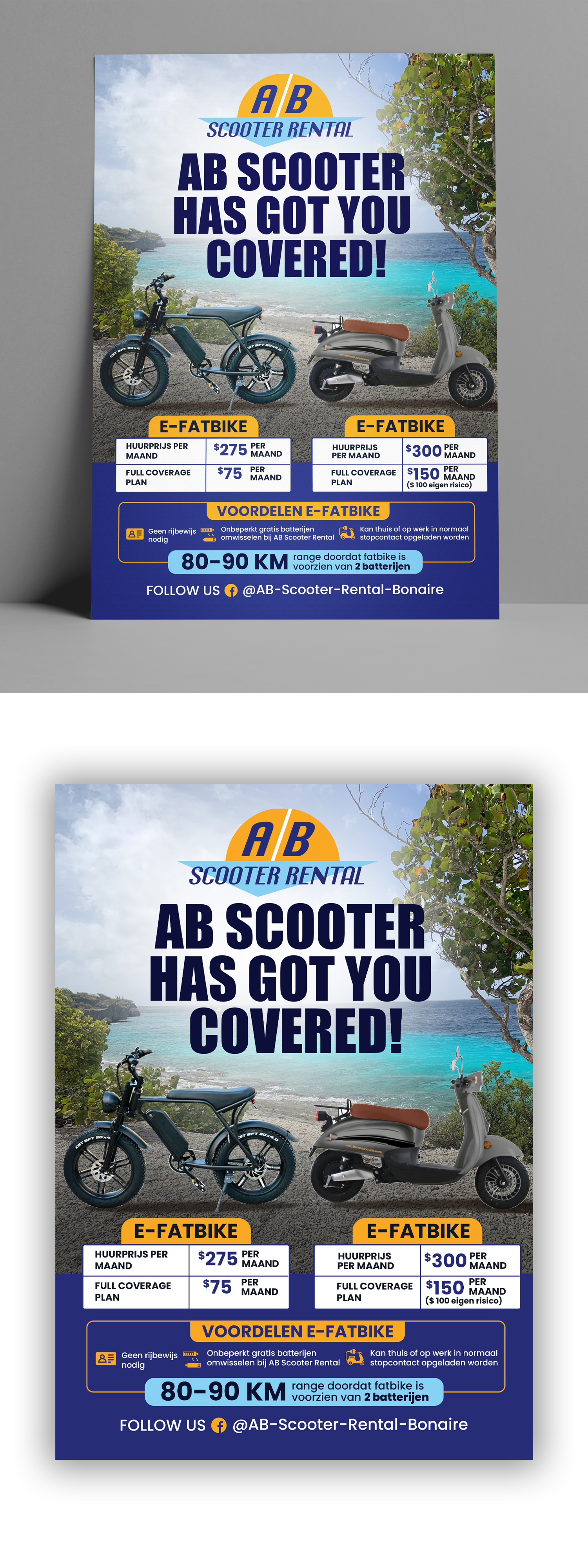 Flyer Design by debdesign for AB Dive | Design #30513527
