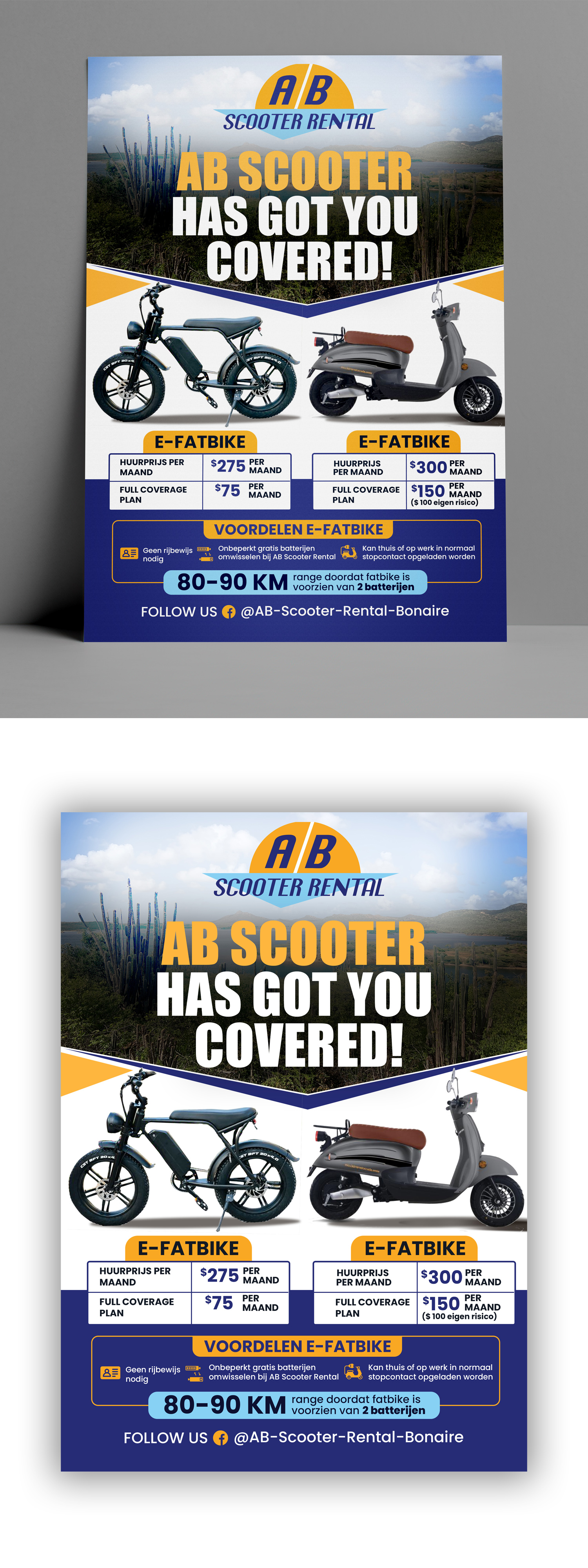 Diseño de Flyer por debdesign para AB Dive | Diseño #30513528