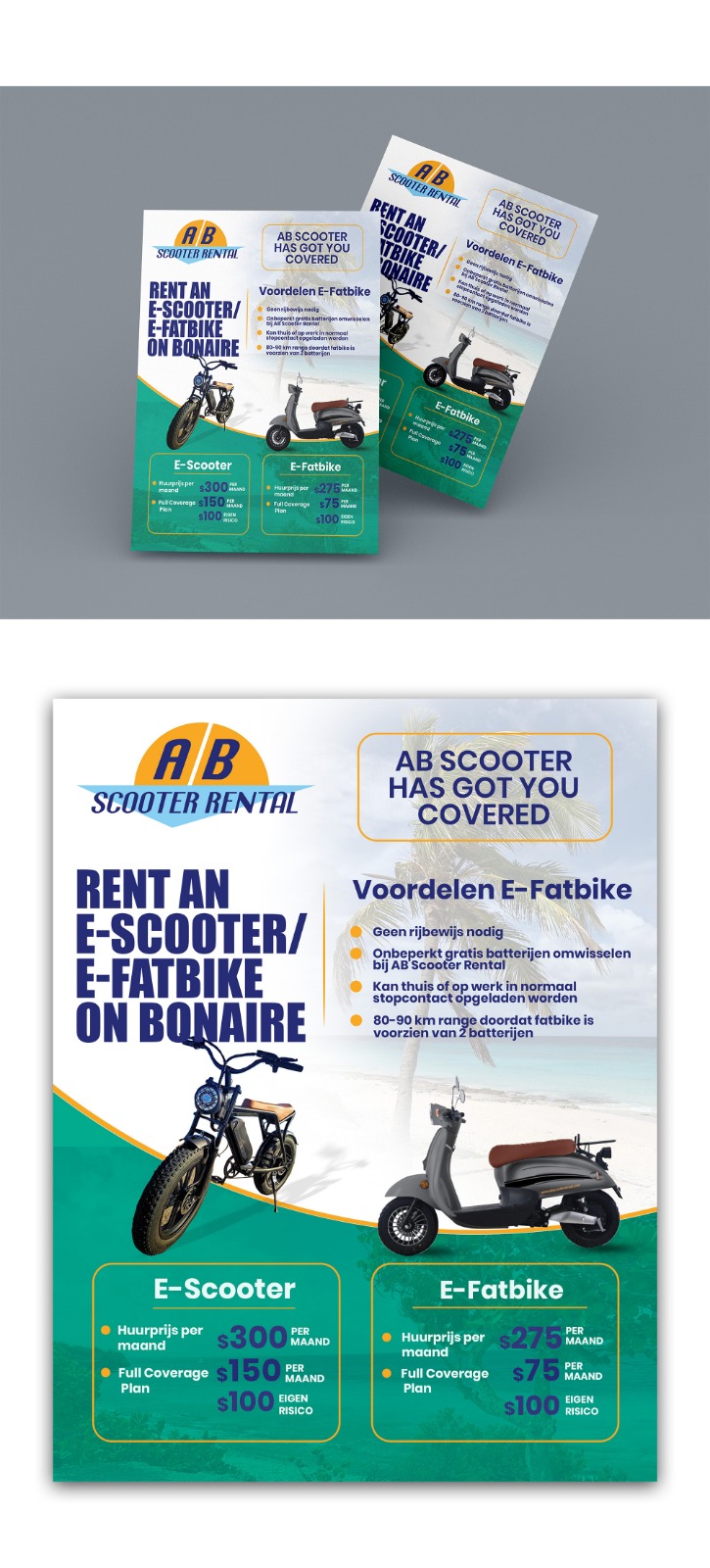 Flyer Design by debdesign for AB Dive | Design #30514855