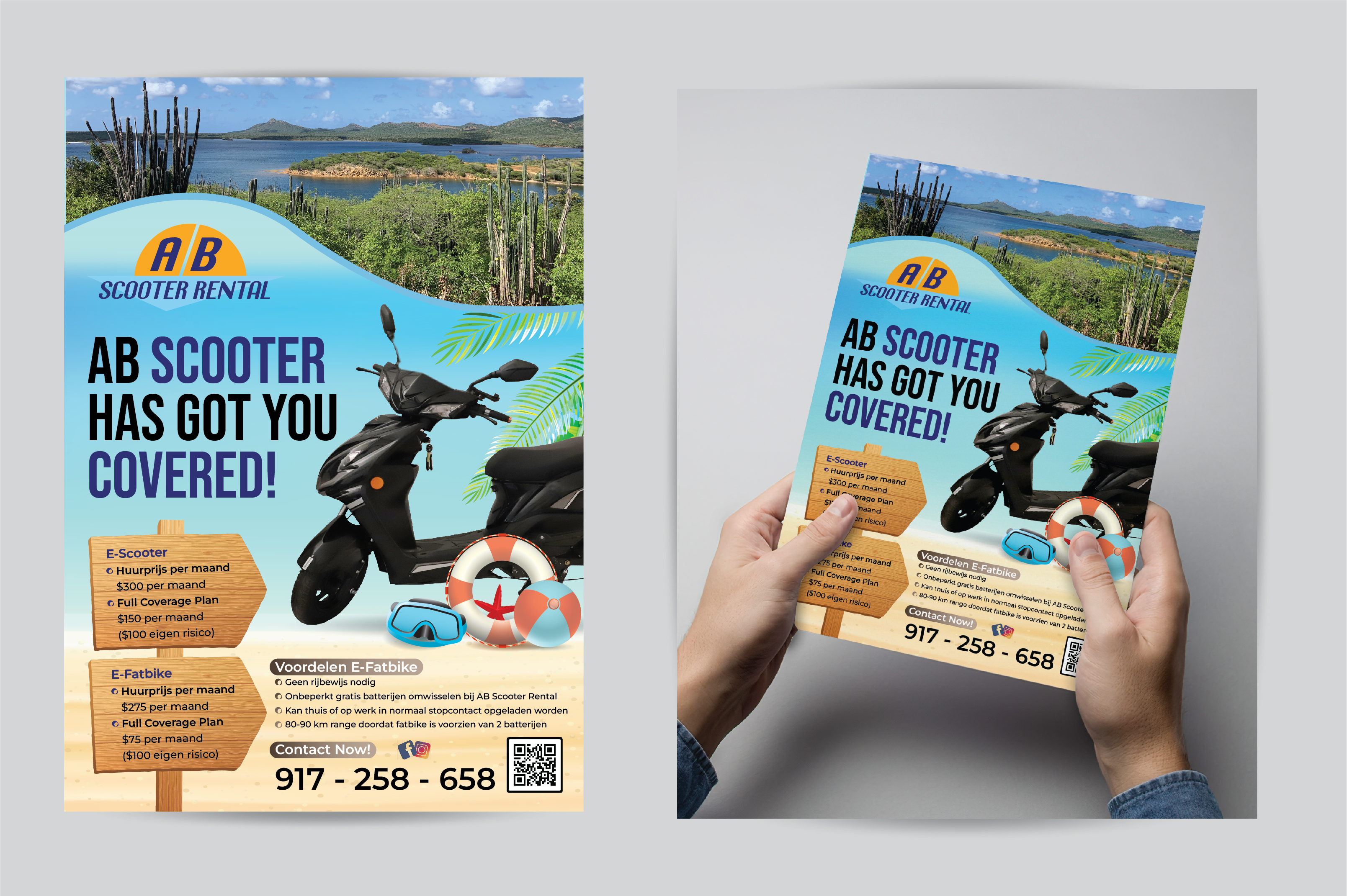 Flyer Design by 3Guys for AB Dive | Design #30517157