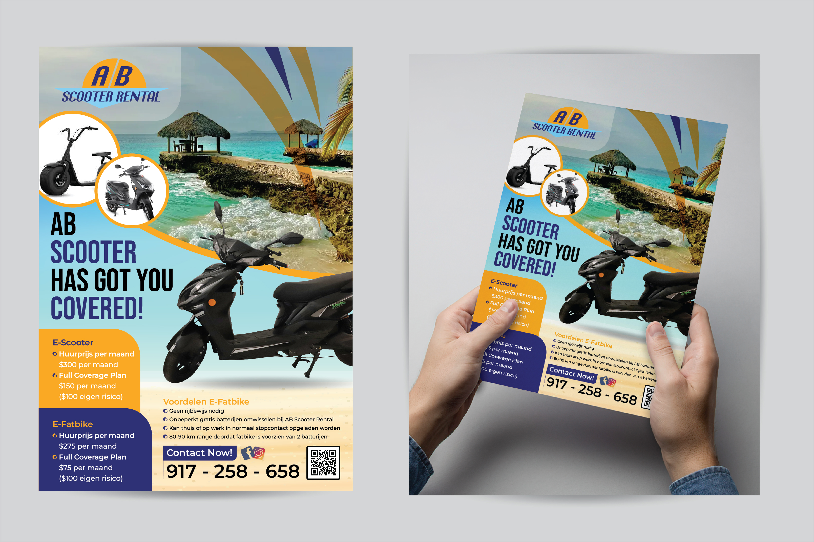Flyer Design by 3Guys for AB Dive | Design #30517158