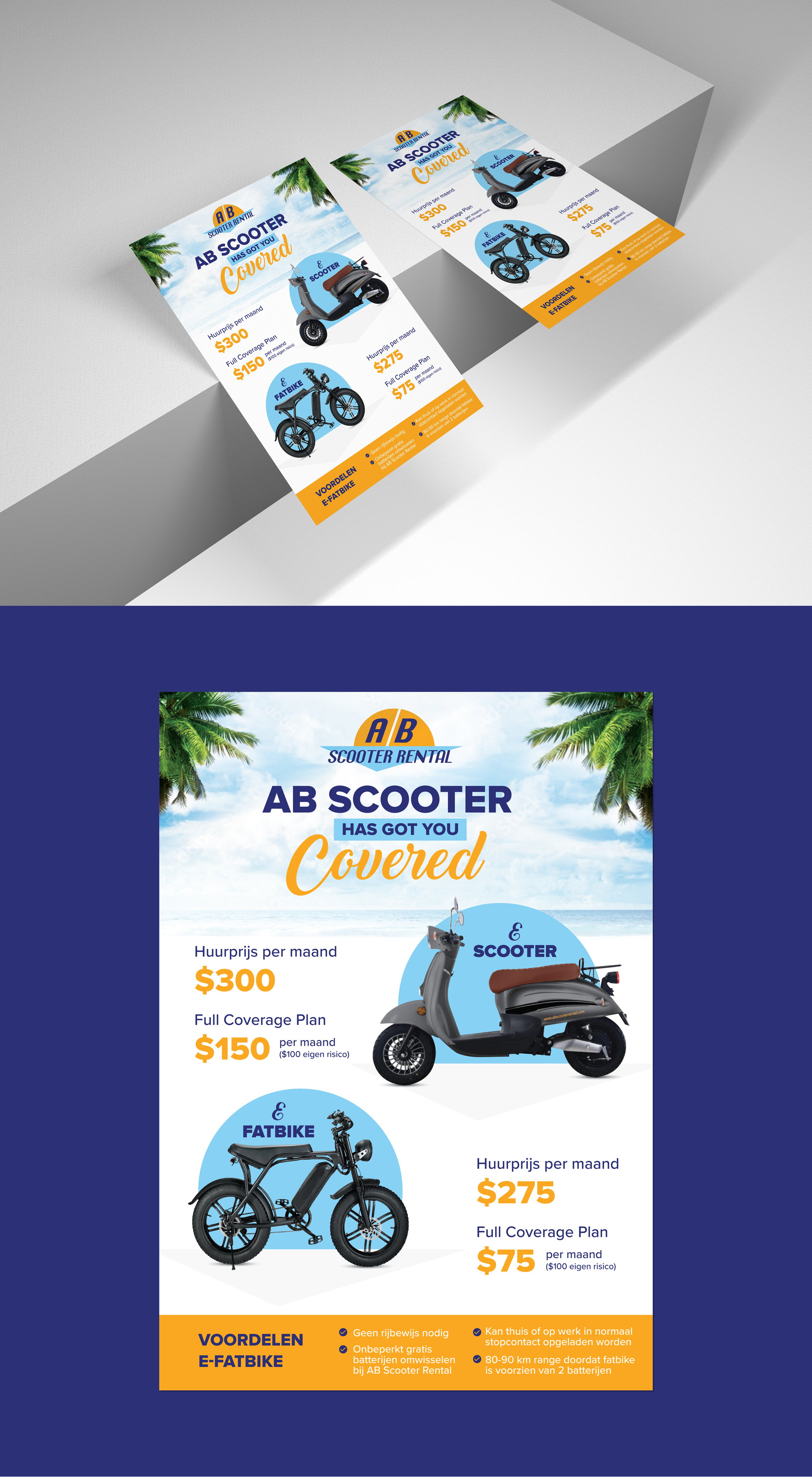 Flyer Design by vcreatived for AB Dive | Design #30514520