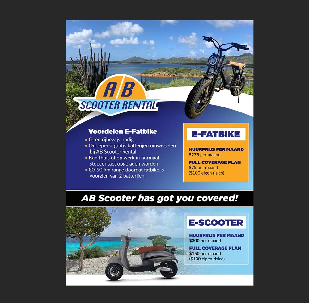 Flyer Design by DA. for AB Dive | Design #30513679