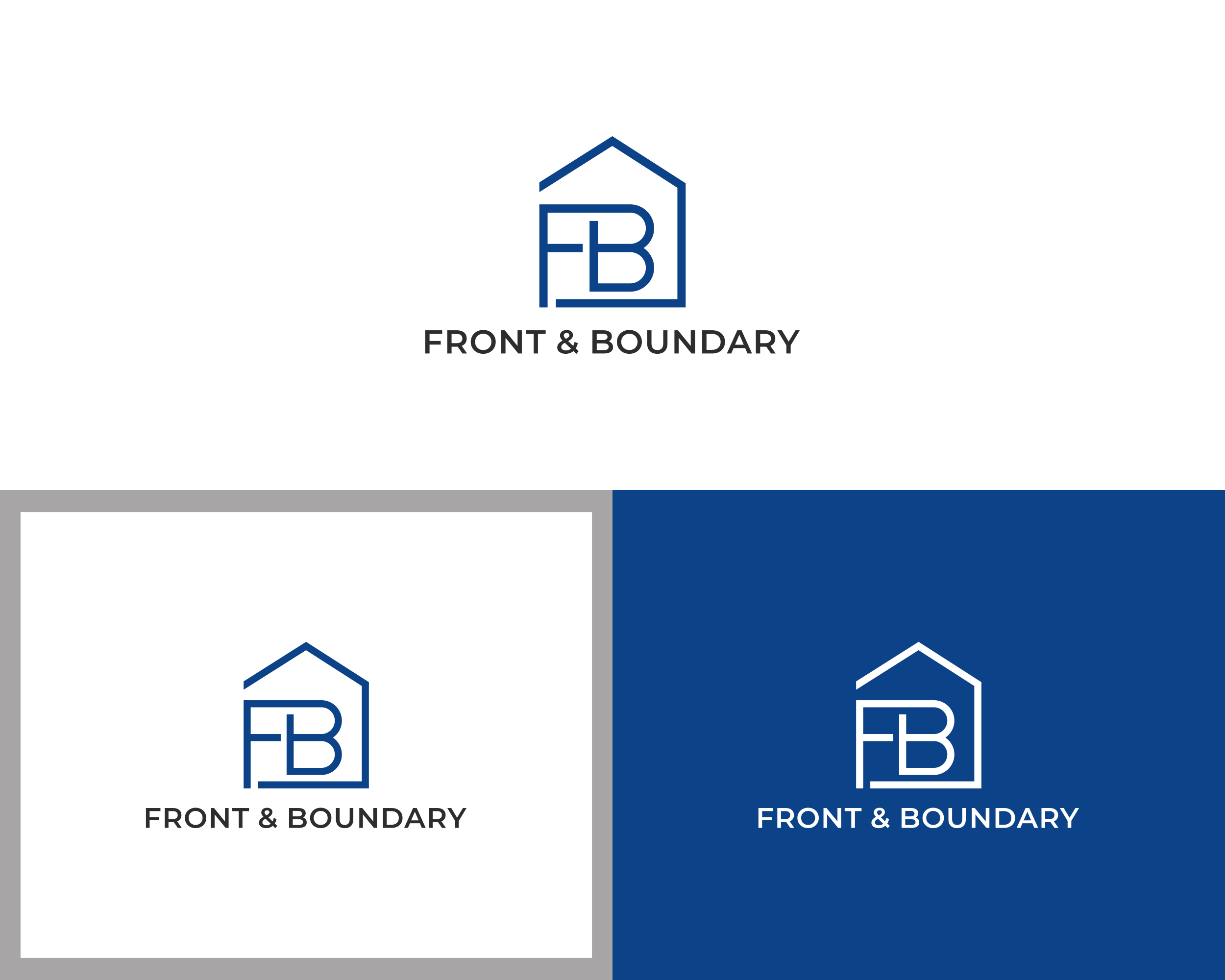Logo Design by MugiBerkah for Front & Boundary LLC | Design #30531105