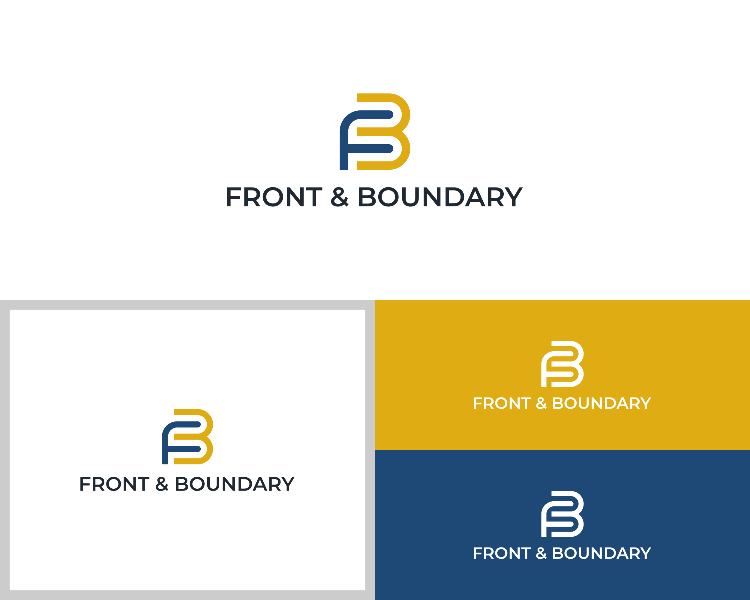 Diseño de Logo por MugiBerkah para Front & Boundary LLC | Diseño #30539142
