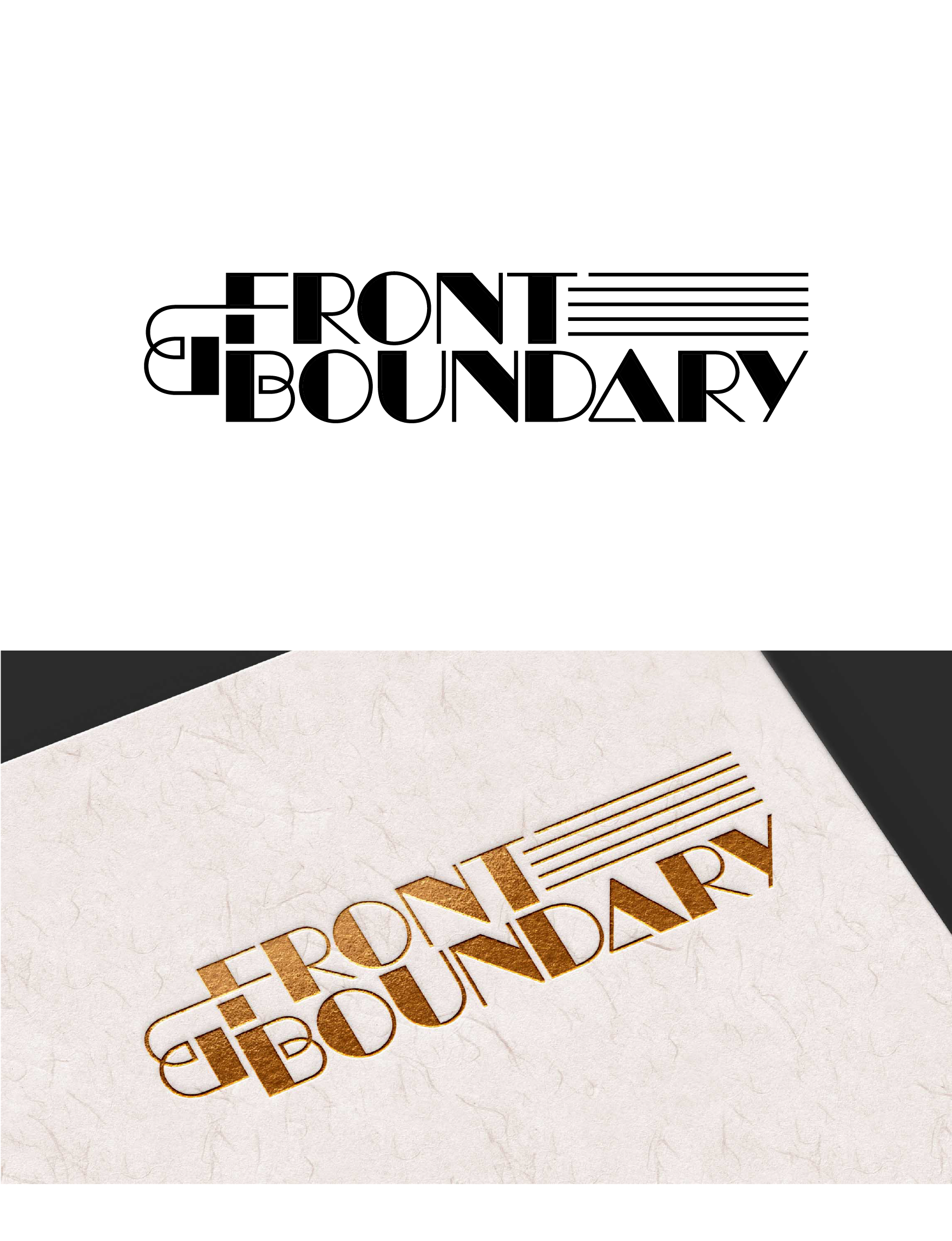Logo-Design von Fezy Design Studio für Front & Boundary LLC | Design #30532044