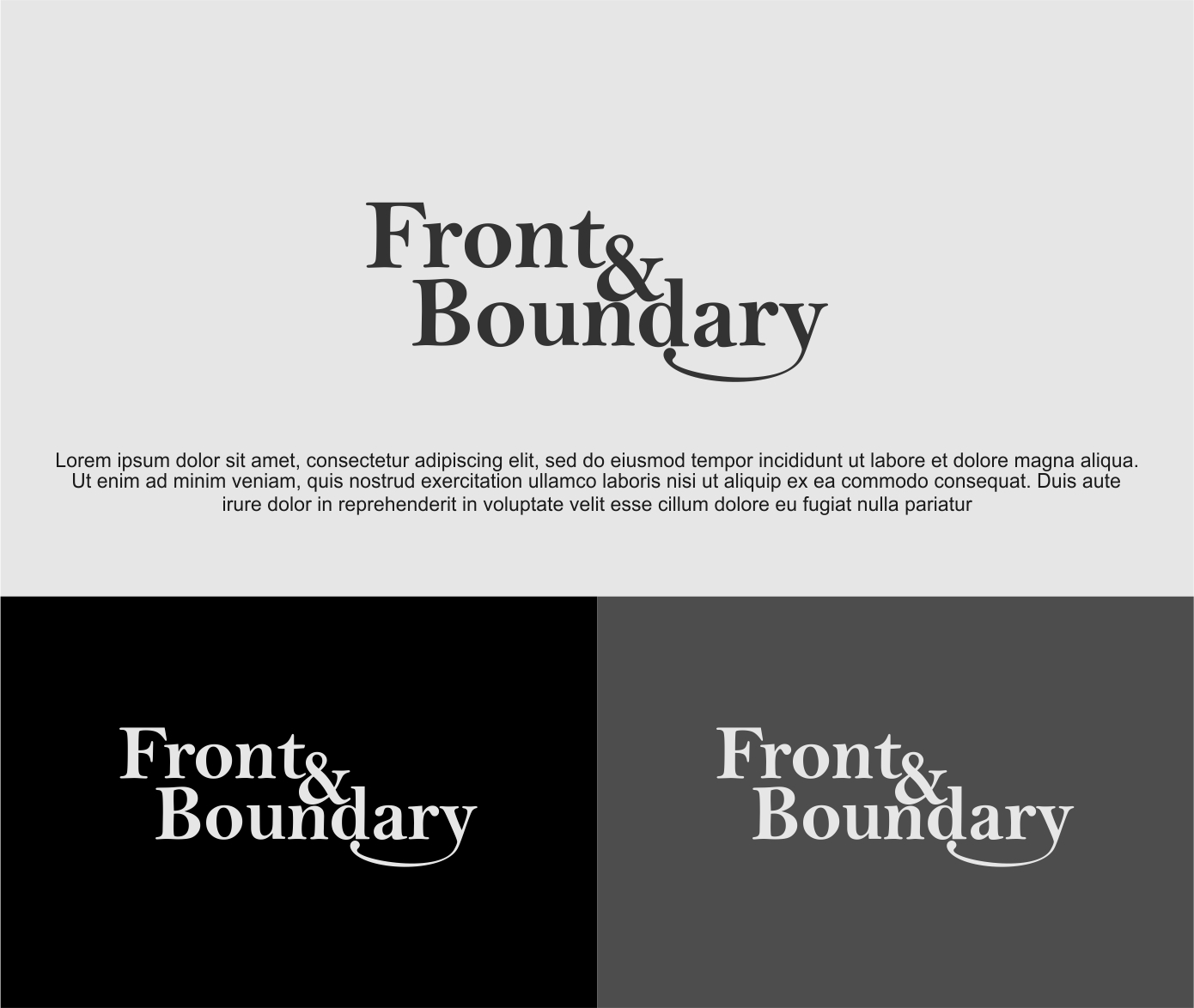 Logo Design by GI ART for Front & Boundary LLC | Design #30545737