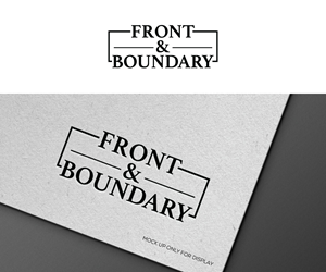 Logo-Design von Srk pix!14 für Front & Boundary LLC | Design: #30518632