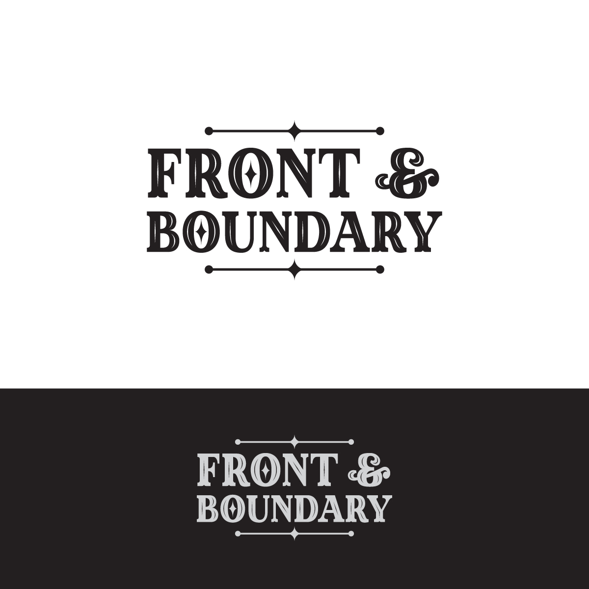 Logo Design by GOLDENCROWN for Front & Boundary LLC | Design #30510442