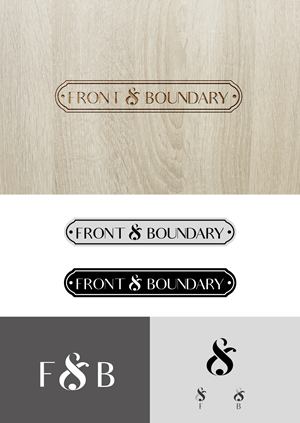 Logo-Design von grld für Front & Boundary LLC | Design: #30547748