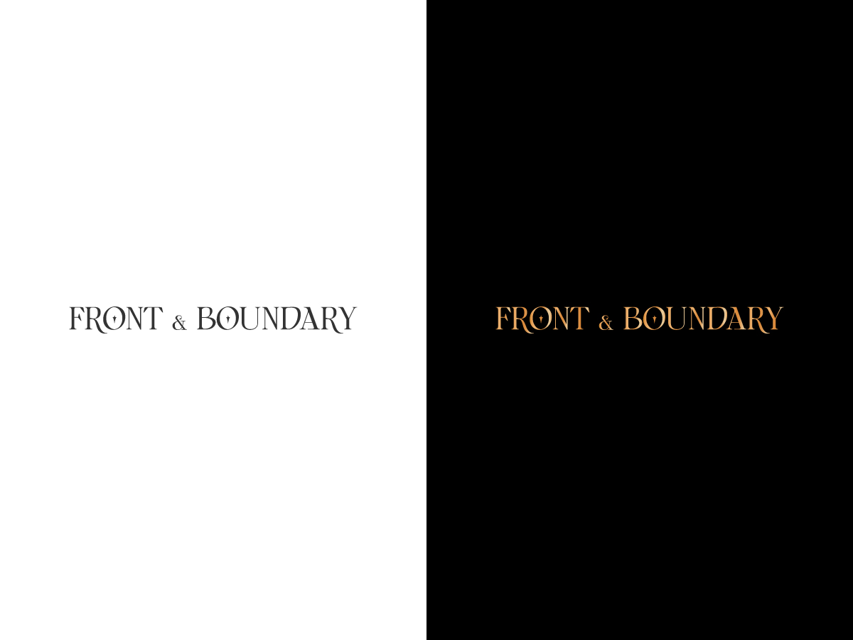 Logo Design by CG Logo for Front & Boundary LLC | Design #30545291