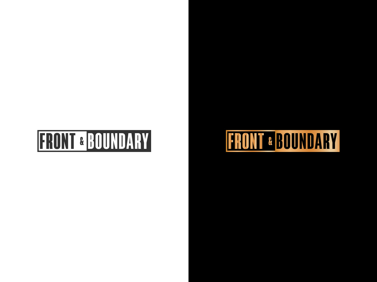 Logo Design by CG Logo for Front & Boundary LLC | Design #30545292