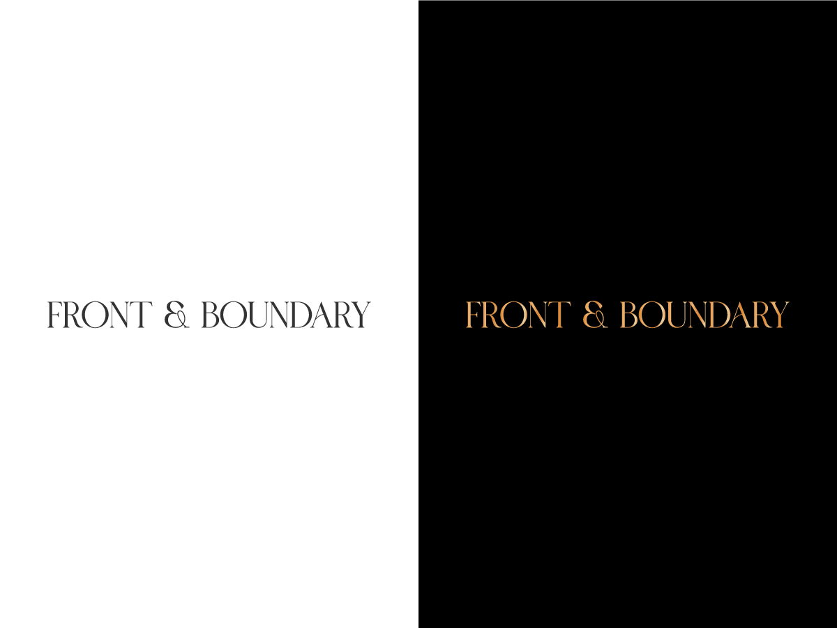 Logo Design by CG Logo for Front & Boundary LLC | Design #30545299