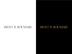 Logo-Design von CG Logo für Front & Boundary LLC | Design: #30545299
