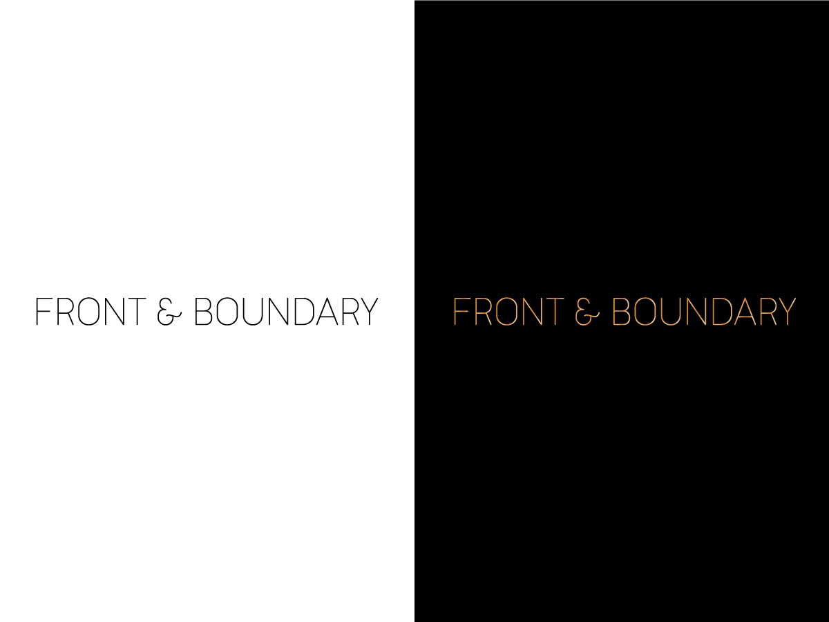 Logo Design by CG Logo for Front & Boundary LLC | Design #30545300
