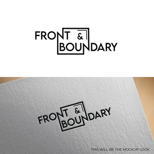 Logo-Design von Design_Duo für Front & Boundary LLC | Design: #30547575