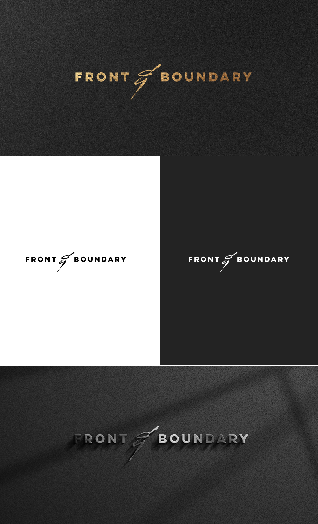 Logo Design by GLDesigns for Front & Boundary LLC | Design #30509069