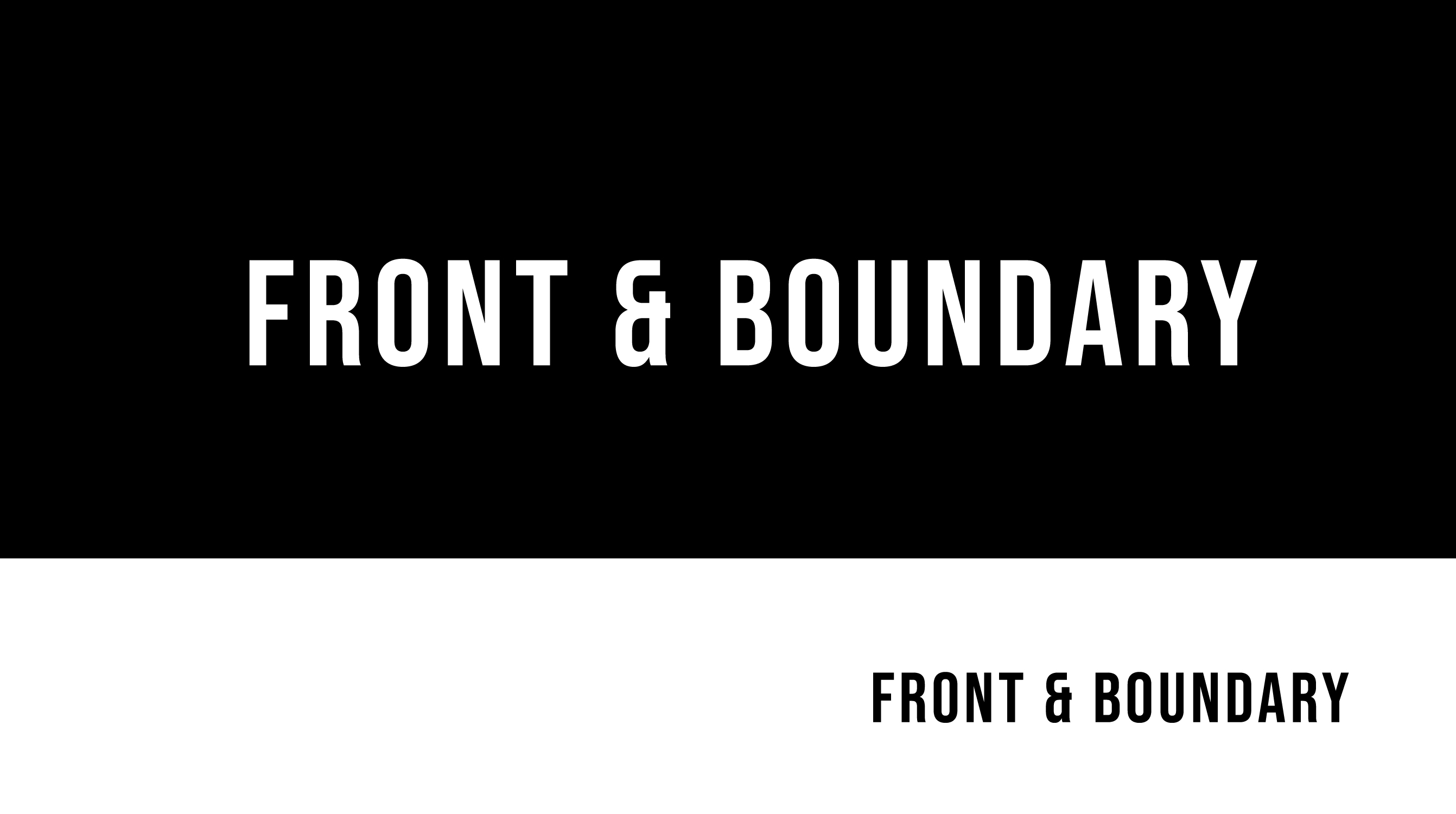 Logo Design by Paras Bali for Front & Boundary LLC | Design #30552470