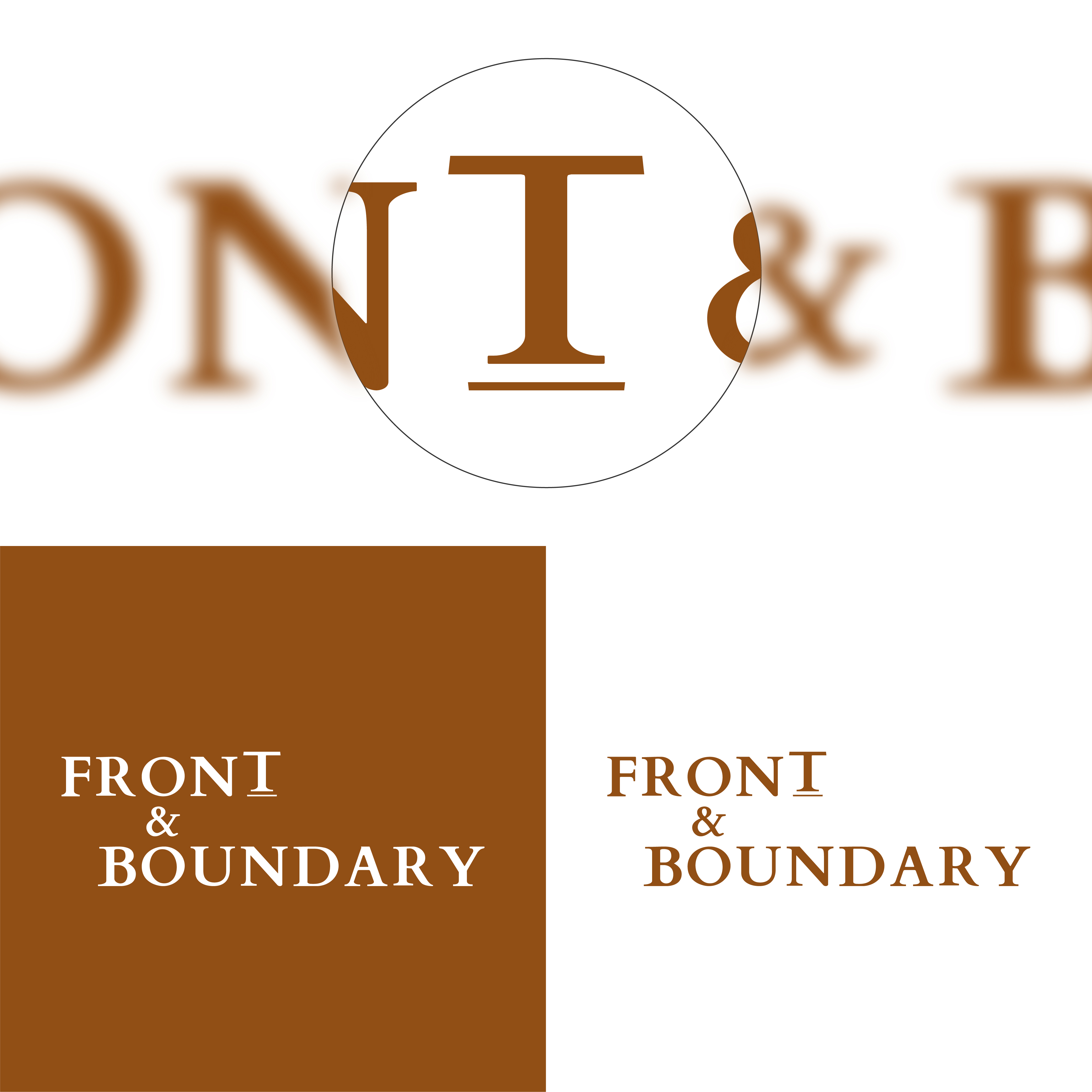 Logo Design by Izkywdwg for Front & Boundary LLC | Design #30521666