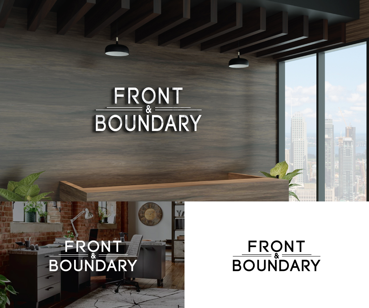 Logo Design by step forward 2 for Front & Boundary LLC | Design #30511862