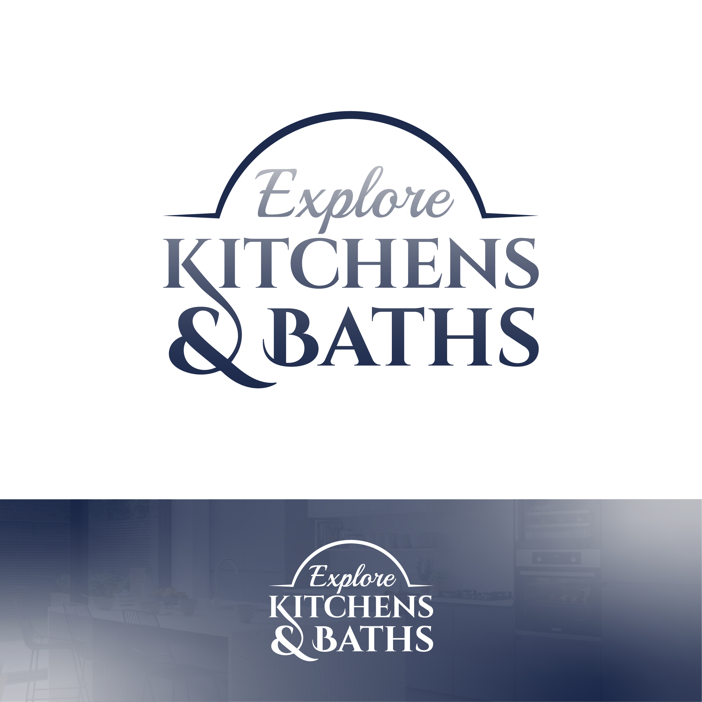 Logo Design by Aljune Castro Designs for Explore Kitchens and Baths | Design #30511189
