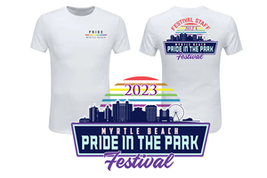 LGBTQIA+ Pride in the Park Festival Tee Shirt