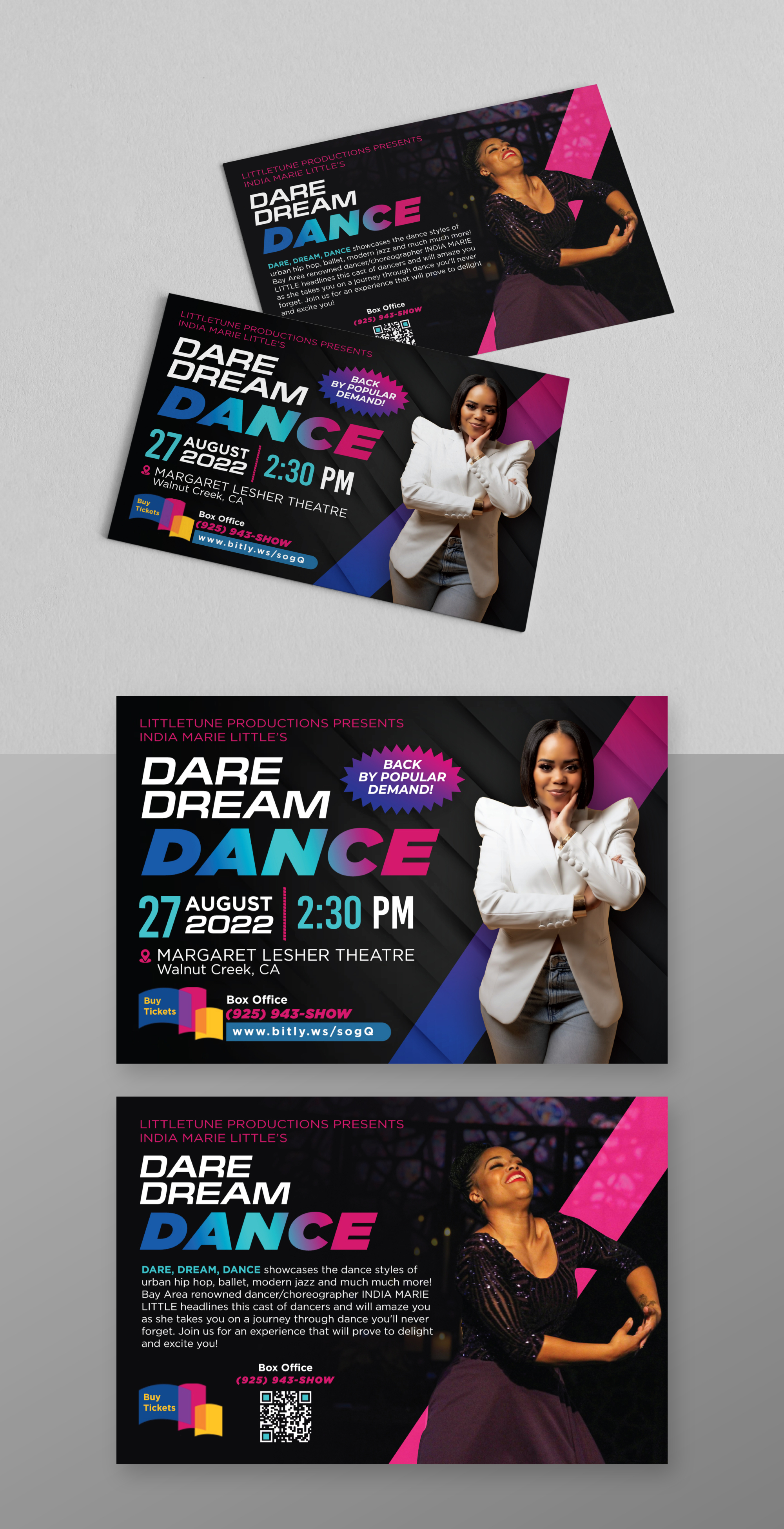 Postcard Design by KreativeMadz for Little Family Business | Design #30535919