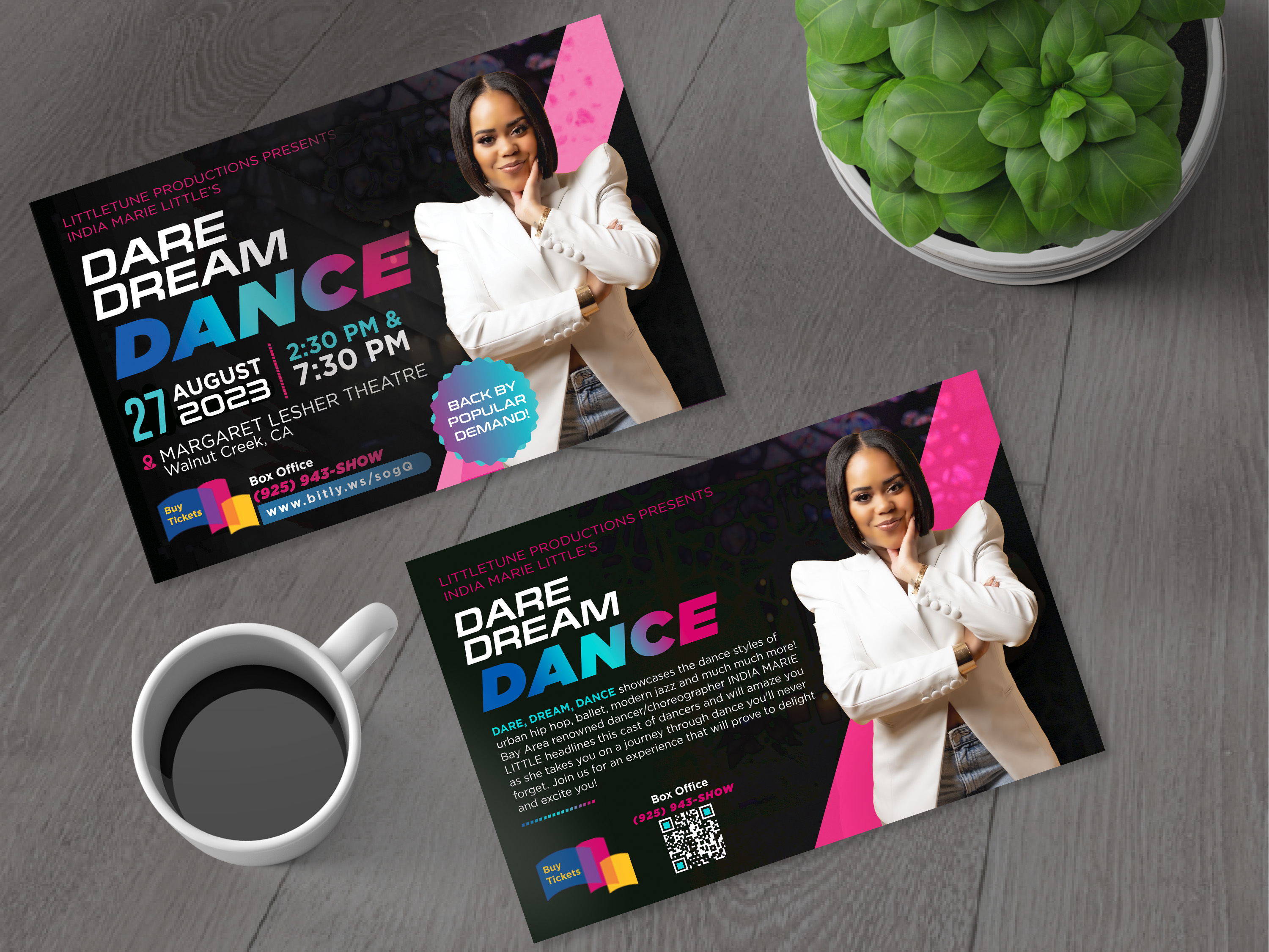 Postcard Design by alex989 for Little Family Business | Design #30543350