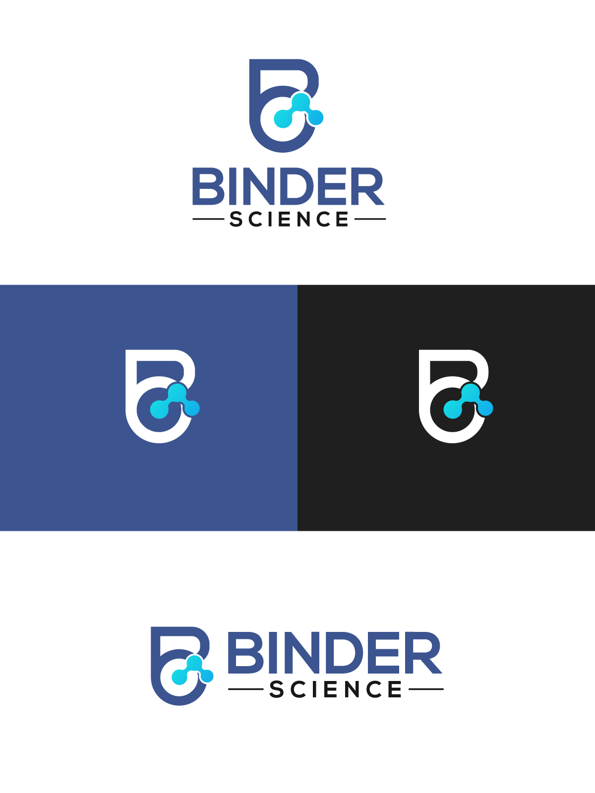 Logo Design by Farhad Kreative for Binder Science | Design #30511226