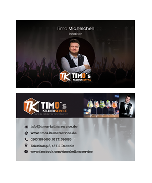 Business Card Design by neetu for Timo's Kellnerservice UG | Design: #30548837