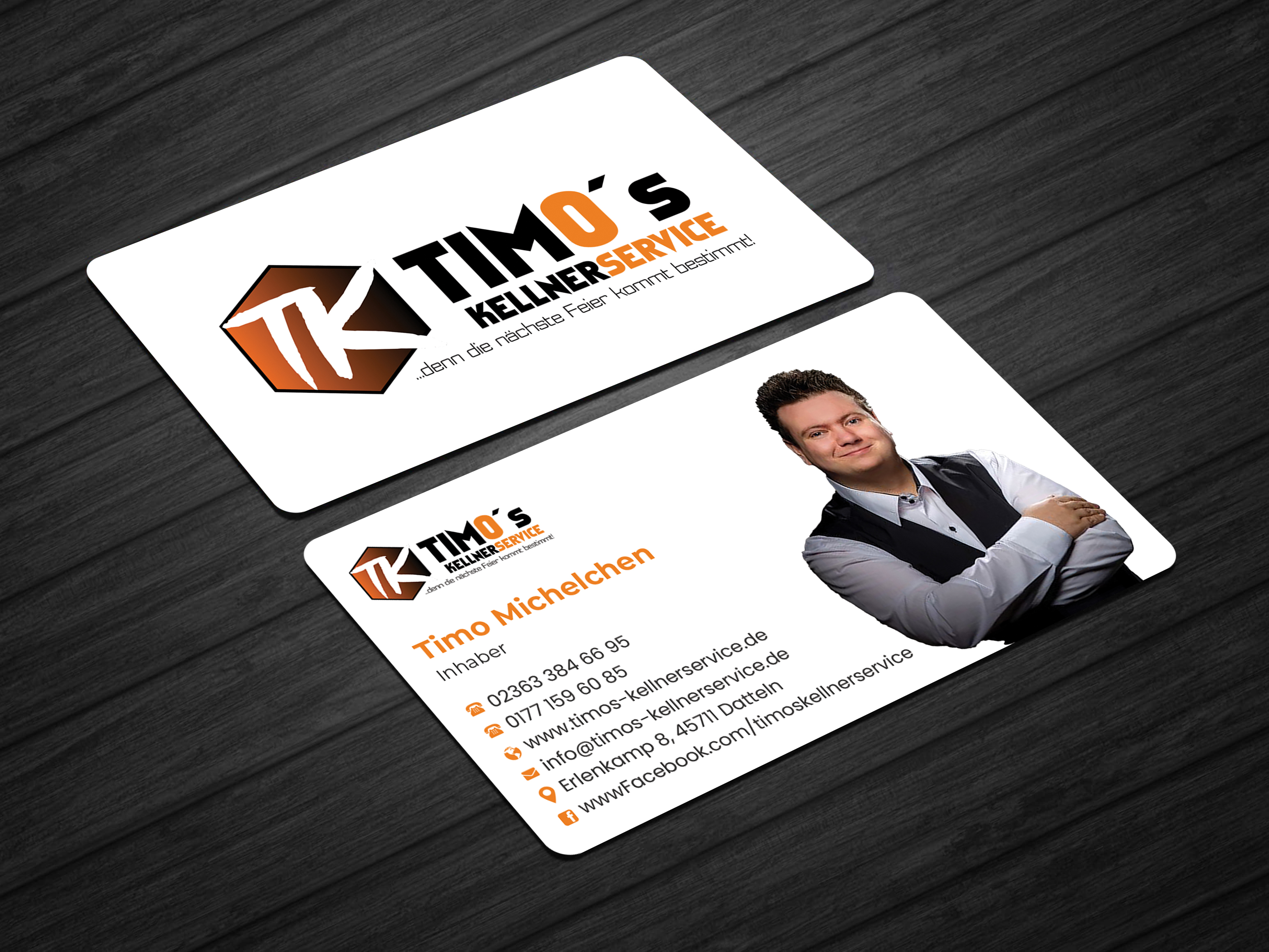 Business Card Design by Expert Bappy for Timo's Kellnerservice UG | Design #30533118