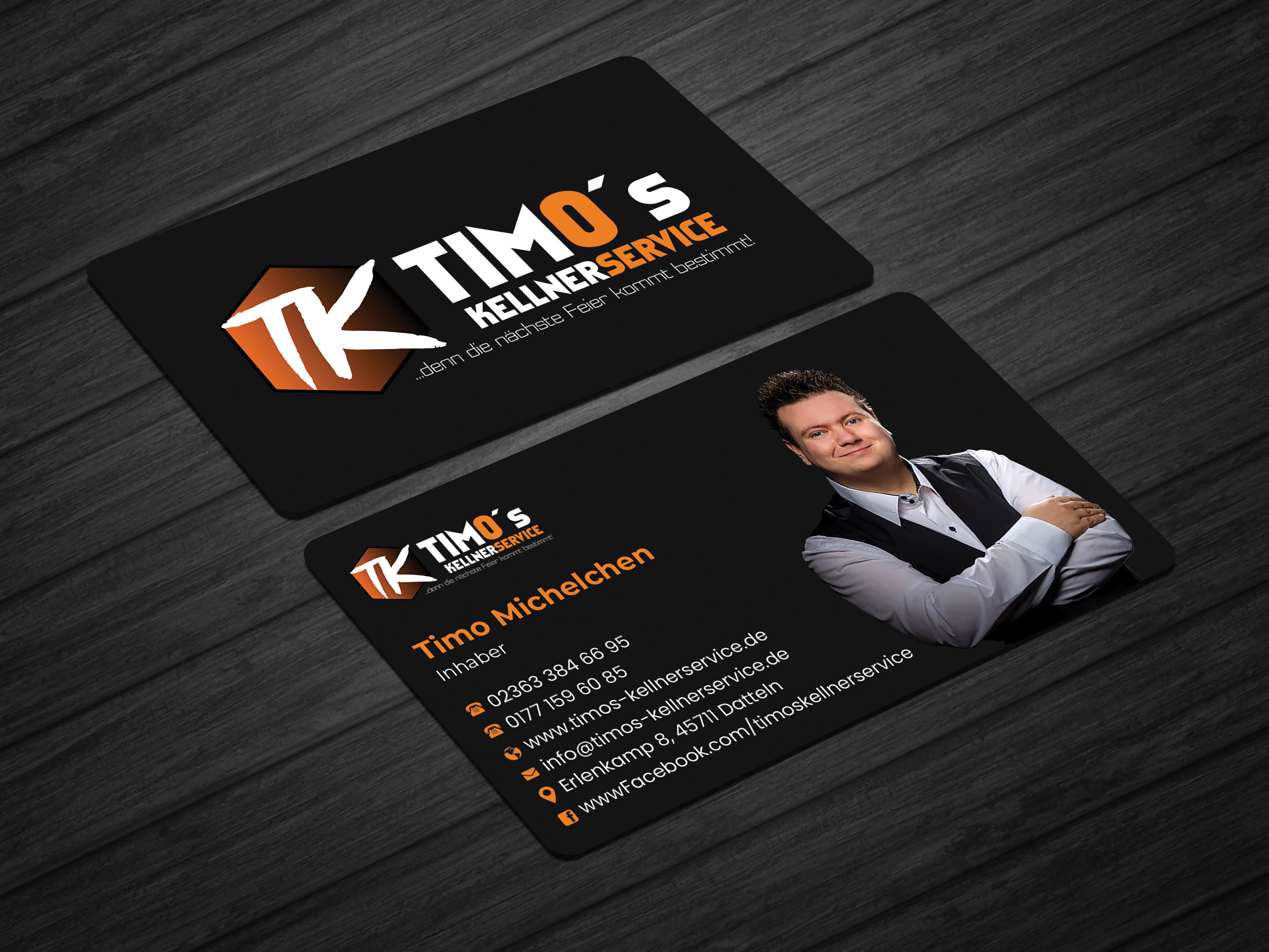 Business Card Design by Expert Bappy for Timo's Kellnerservice UG | Design #30533139