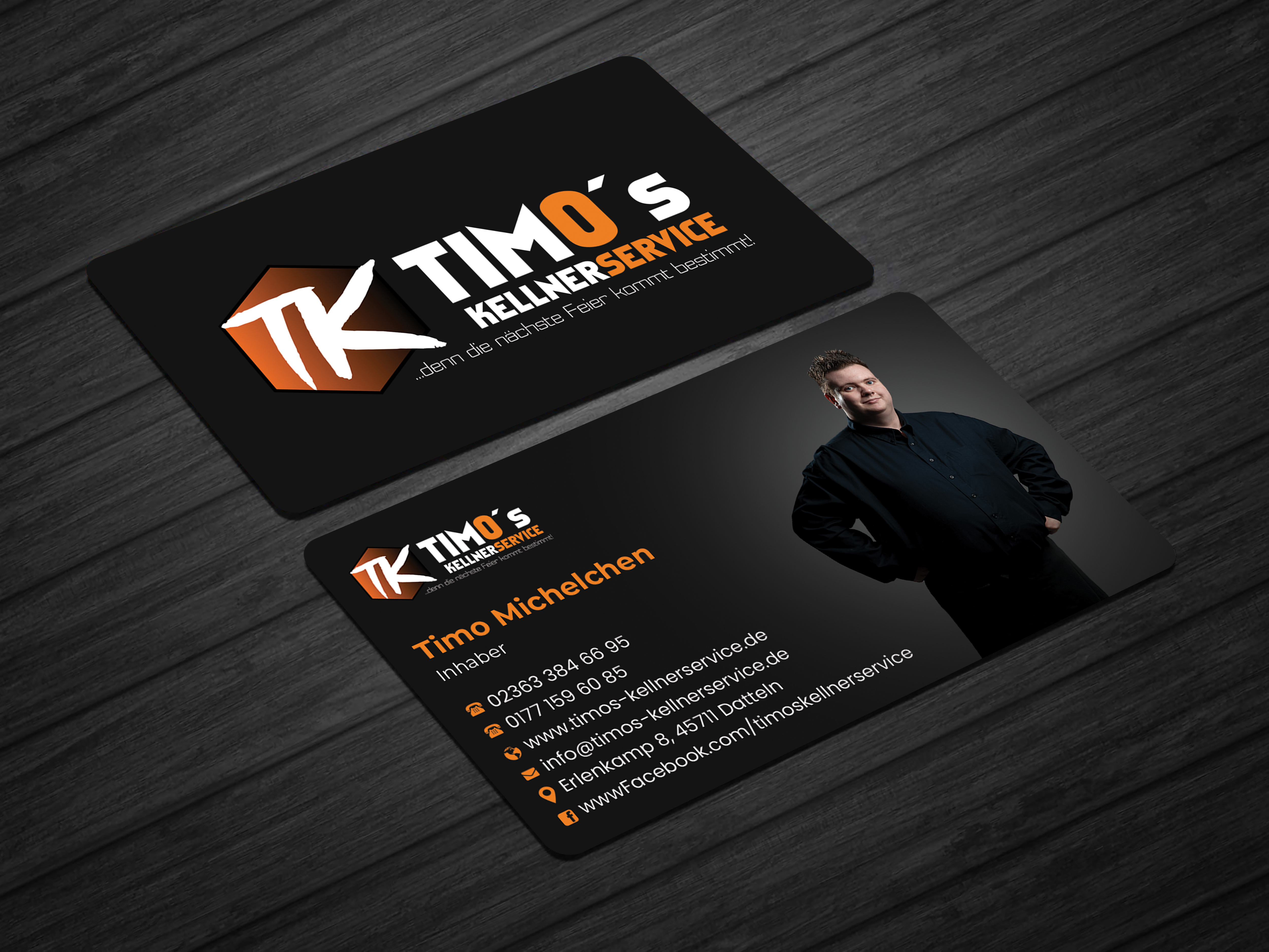 Business Card Design by Expert Bappy for Timo's Kellnerservice UG | Design #30533156