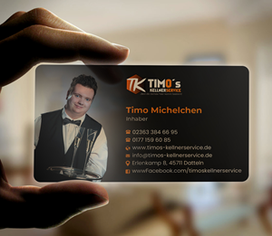 Visitenkarten-Design von Expert Bappy für Timo's Kellnerservice UG | Design: #30533190