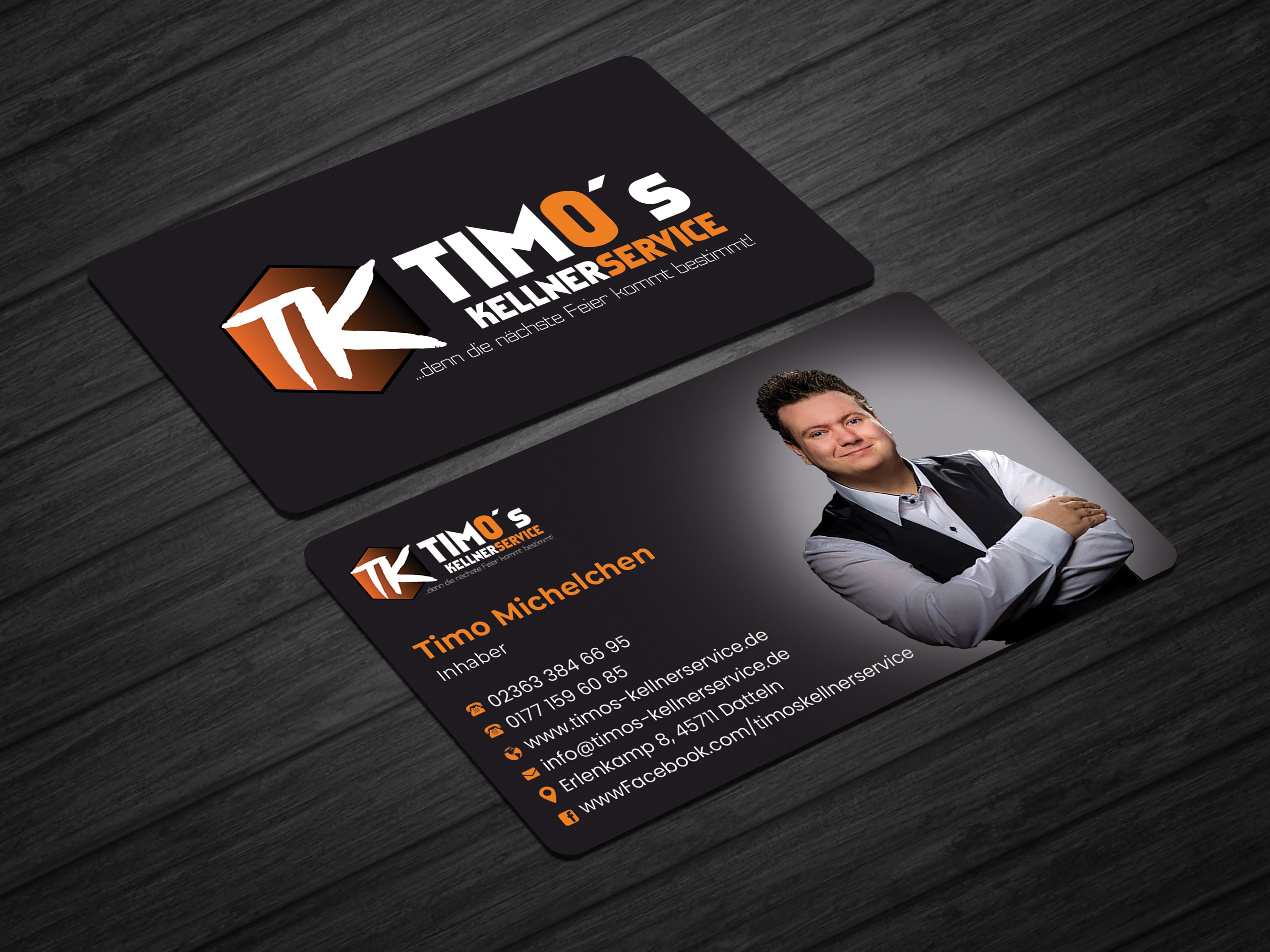 Business Card Design by Expert Bappy for Timo's Kellnerservice UG | Design #30533249