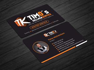 Visitenkarten-Design von Expert Bappy für Timo's Kellnerservice UG | Design: #30541680
