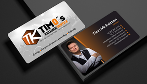 Visitenkarten-Design von Sun Moon Graphic Designer für Timo's Kellnerservice UG | Design: #30512007