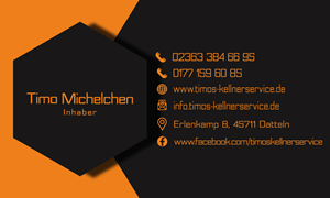 Business Card Design by peterali for Timo's Kellnerservice UG | Design: #30525552