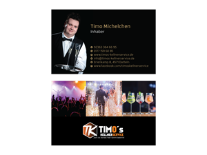 Business Card Design by Brooks Design for Timo's Kellnerservice UG | Design: #30551155