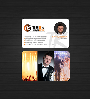 Diseño de Tarjeta de Presentación por Creations Box 2015 para Timo's Kellnerservice UG | Diseño: #30514468