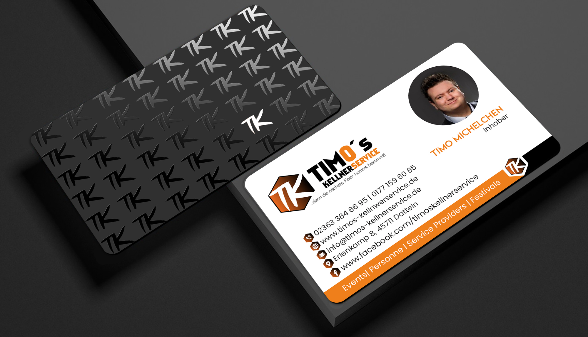 Business Card Design by Creations Box 2015 for Timo's Kellnerservice UG | Design #30514473