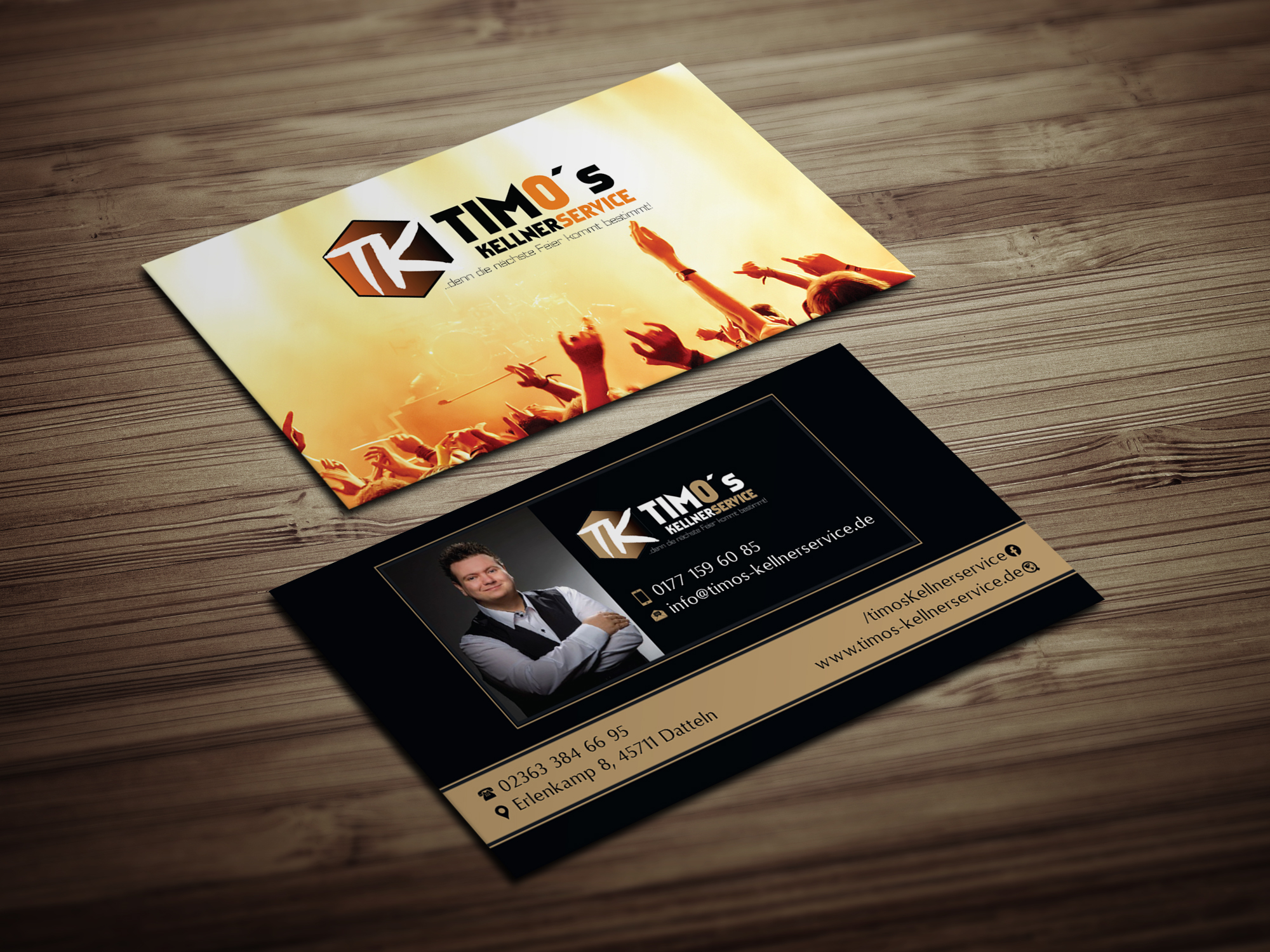 Business Card Design by Magic of Art for Timo's Kellnerservice UG | Design #30514093