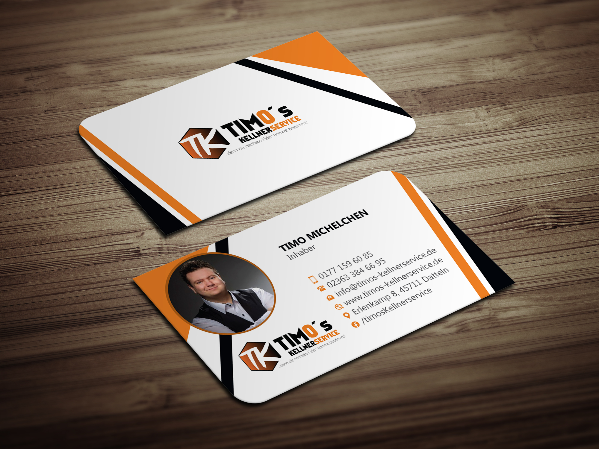 Business Card Design by Magic of Art for Timo's Kellnerservice UG | Design #30514094