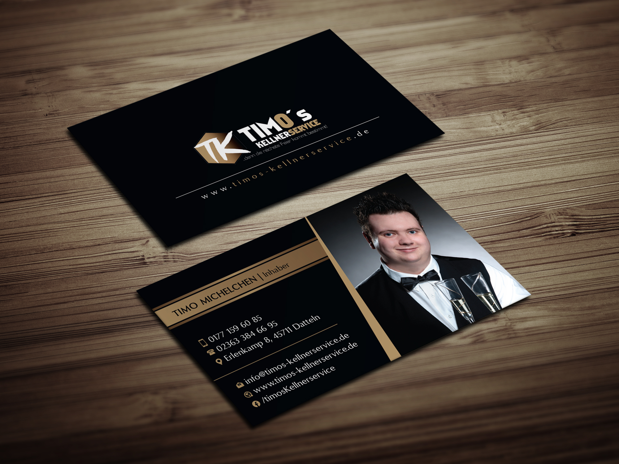 Business Card Design by Magic of Art for Timo's Kellnerservice UG | Design #30514095